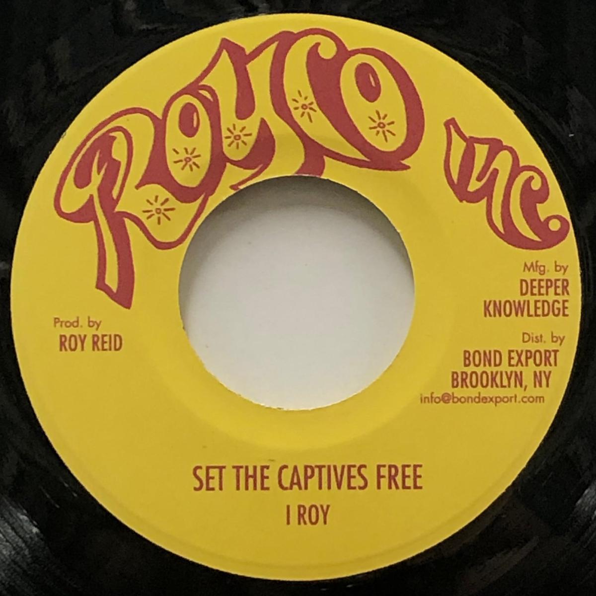 I ROY / Set The Captives Free (Royco Inc, DKR-101, 7inch)