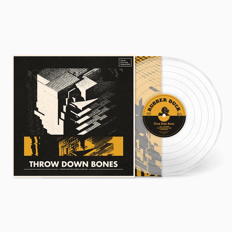THROW DOWN BONES – Live At Fuzz Club Festival ’24 – LP – 180g Ultra Clear Vinyl [JUL 18]
