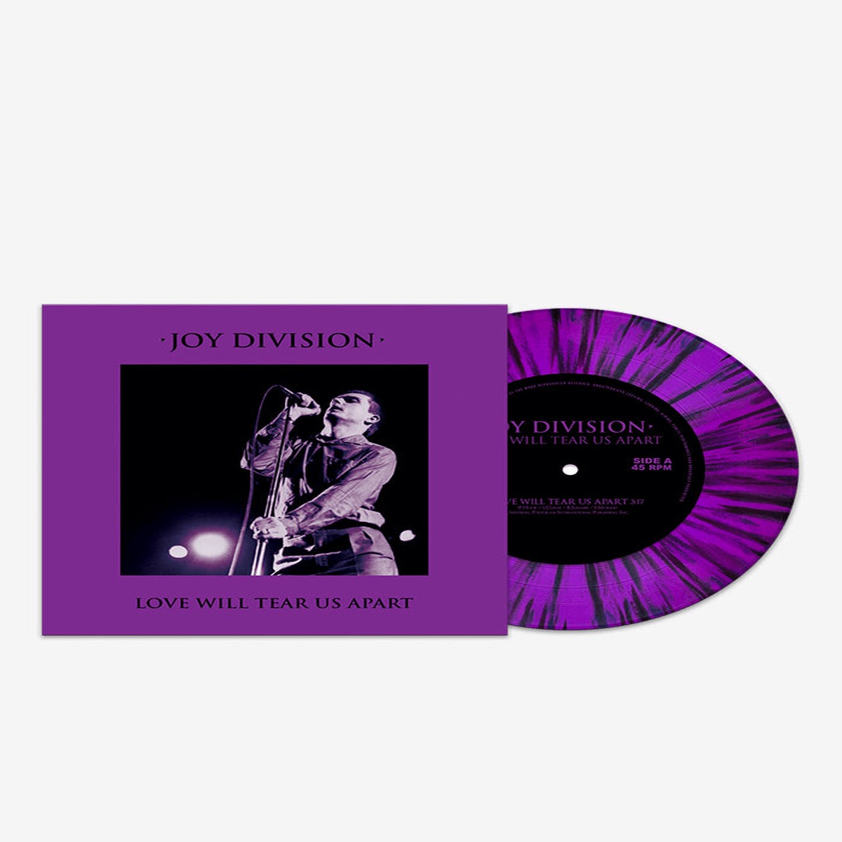 Love Will Tear Us Apart 7 (Purple Black Splatter)