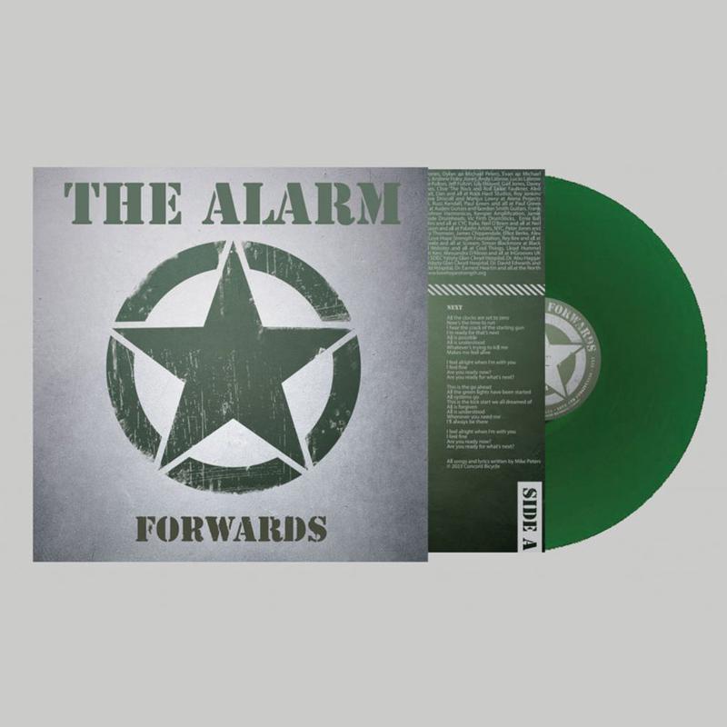 THE ALARM – Forwards (w/ Metallic Sleeve with Green Star) – LP – Green Vinyl