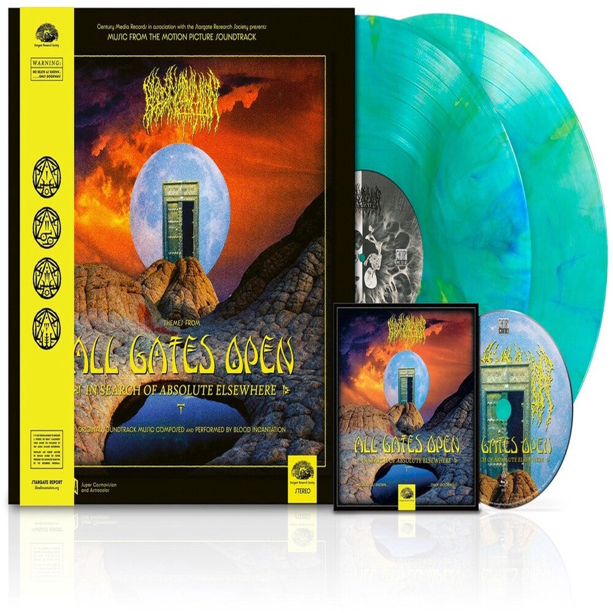 Blood Incantation – All Gates Open (Original Motion Picture Soundtrack) [Indie Exclusive Algae Vinyl with Blu Ray]