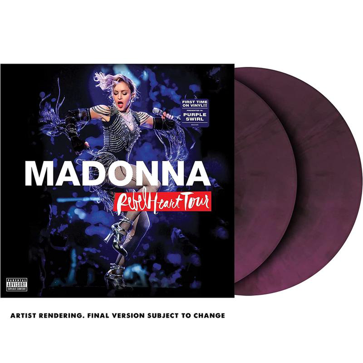 MADONNA 8211 Rebel Heart Tour 8211 2LP 8211 Purple Swirl Vinyl