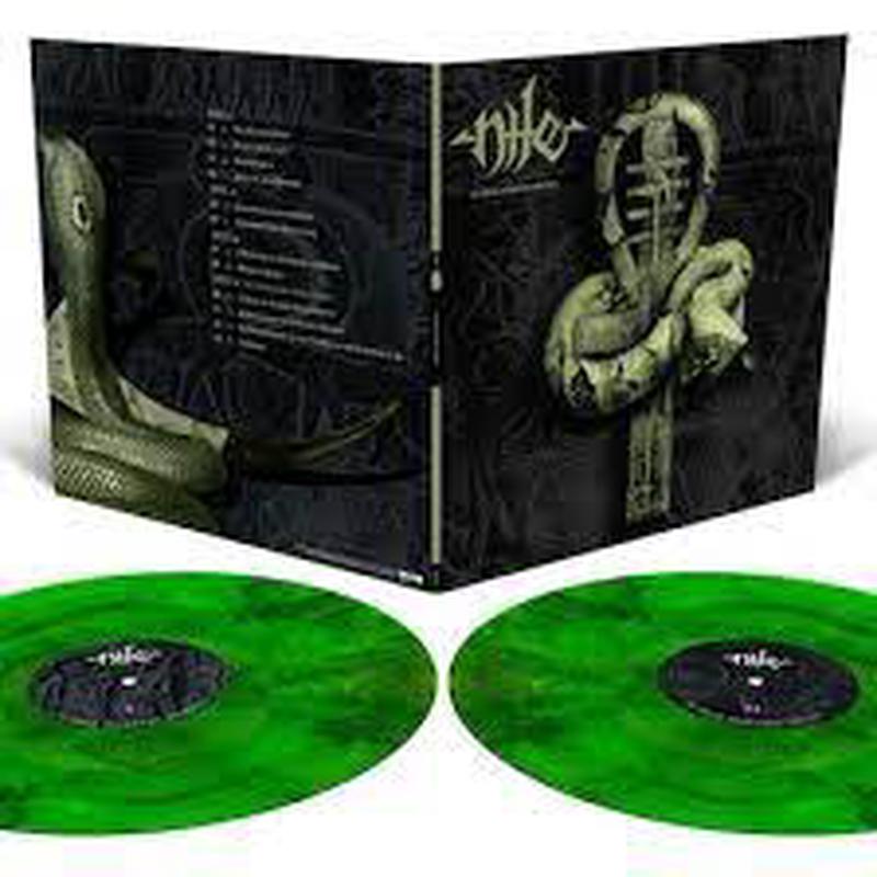 NILE-IN THEIR DARKENED SHRINES  GREEN GALAXY MERGE VINYL 2LP *NEW*
