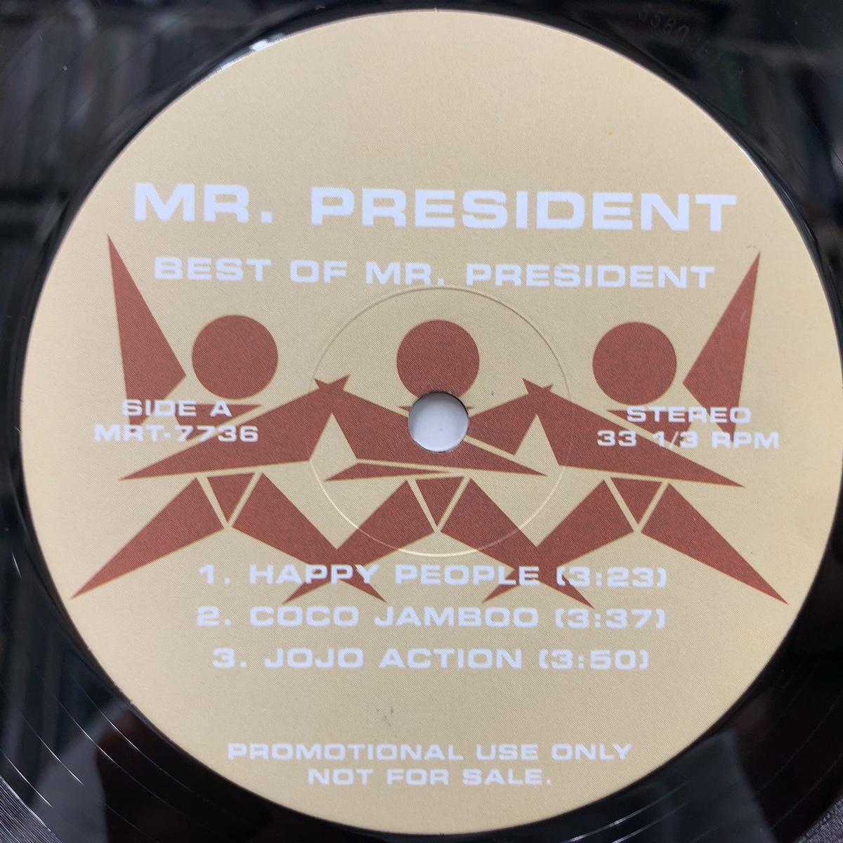 MR. PRESIDENT / Best Of Mr. President (MRT-7736, 12inch)