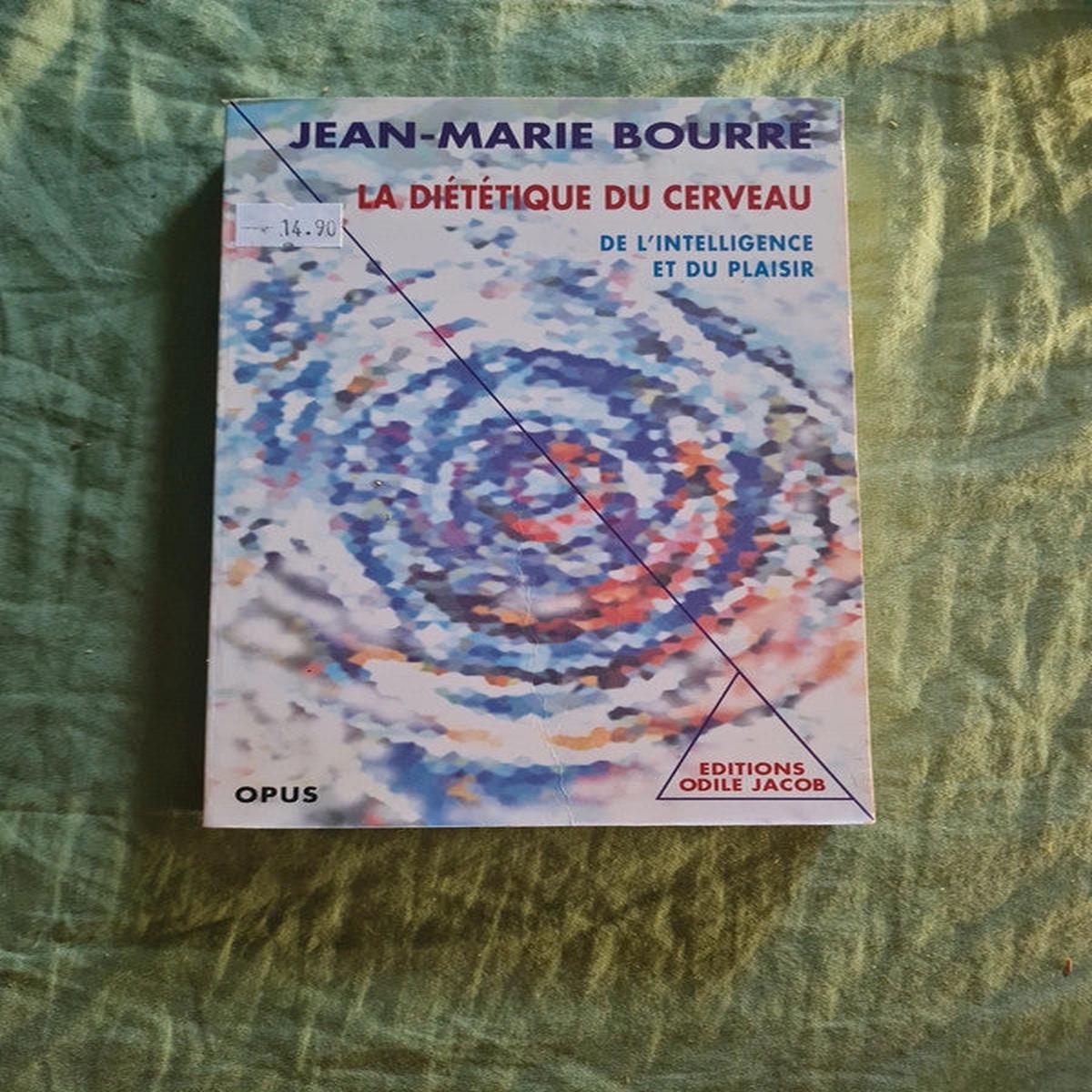 Used book  The Brain Diet. Of Intelligence and Pleasure, Jean-Marie Bourre