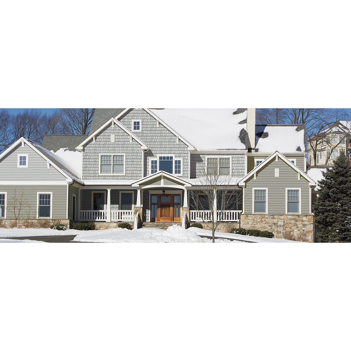CertainTeed Cedar Impressions D9 Staggered Rough-Split Shake Vinyl Siding