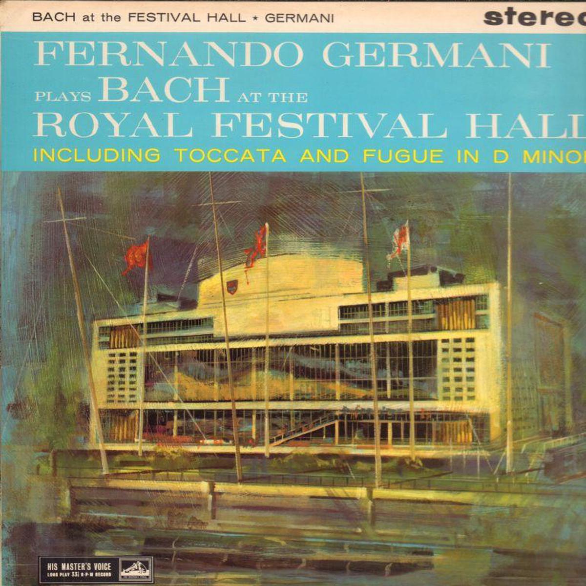 Plays Bach At Royal Festival Hall-HMV-Vinyl LP-Ex-/Ex-