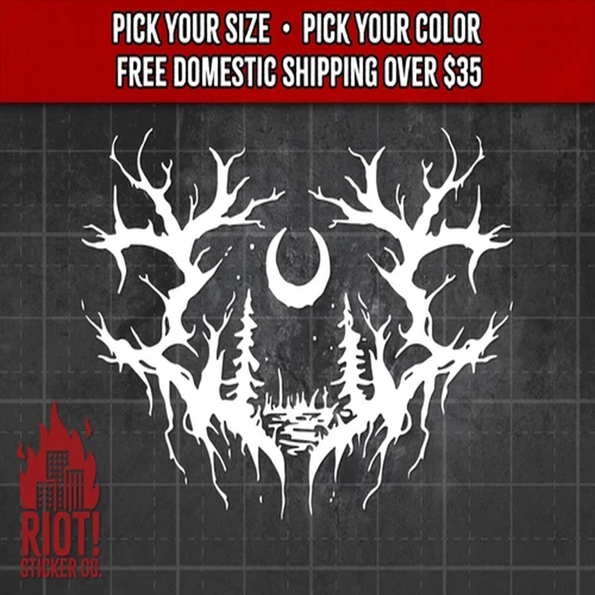 Lorna Shore Decal for Car, Truck, Sticker for Laptop Deathcore Decal