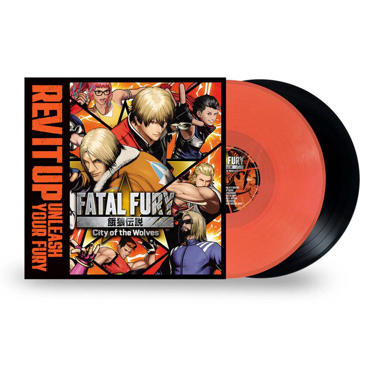 VARIOUS 8211 Fatal Fury City Of The Wolves (Original Video Game Soundtrack) 8211 2LP 8211 Orange Black Vinyl FEB 20