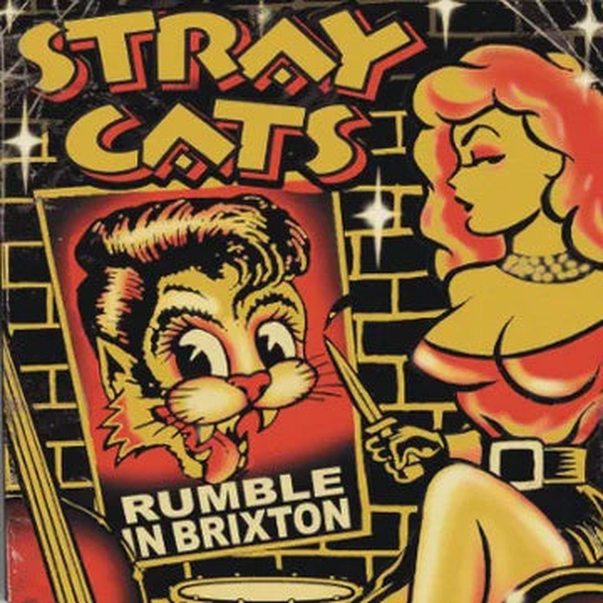 STRAY CATS-RUMBLE IN BRIXTON (LIVE) RED/ WHITE VINYL 2LP *NEW*
