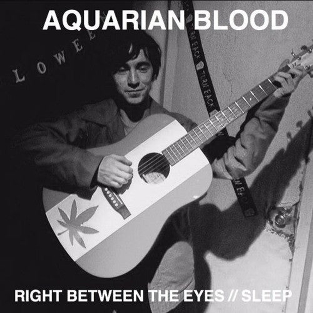 AQUARIAN BLOOD-RIGHT BETWEEN THE EYE//SLEEP 7″ *NEW*
