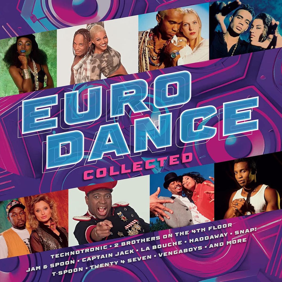 Various Artists Eurodance Collected Vinyl LP Translucent Blue / Translucent Red Colour Due Out 26/06/26