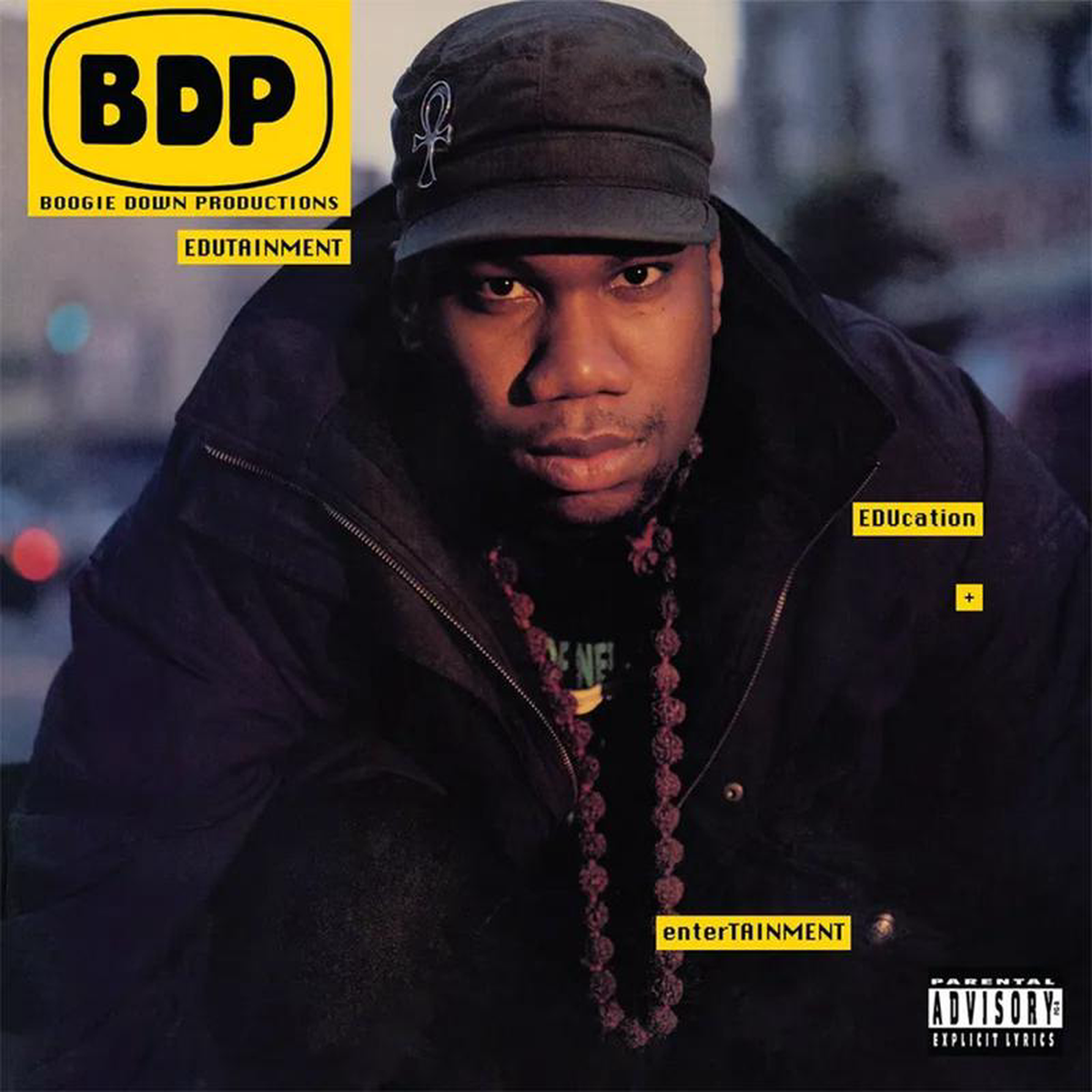 BOOGIE DOWN PRODUCTIONS 8211 Edutainment 8211 2LP 8211 Opaque Black 038 Canary Yellow Colour in Colour Vinyl RSD 2024