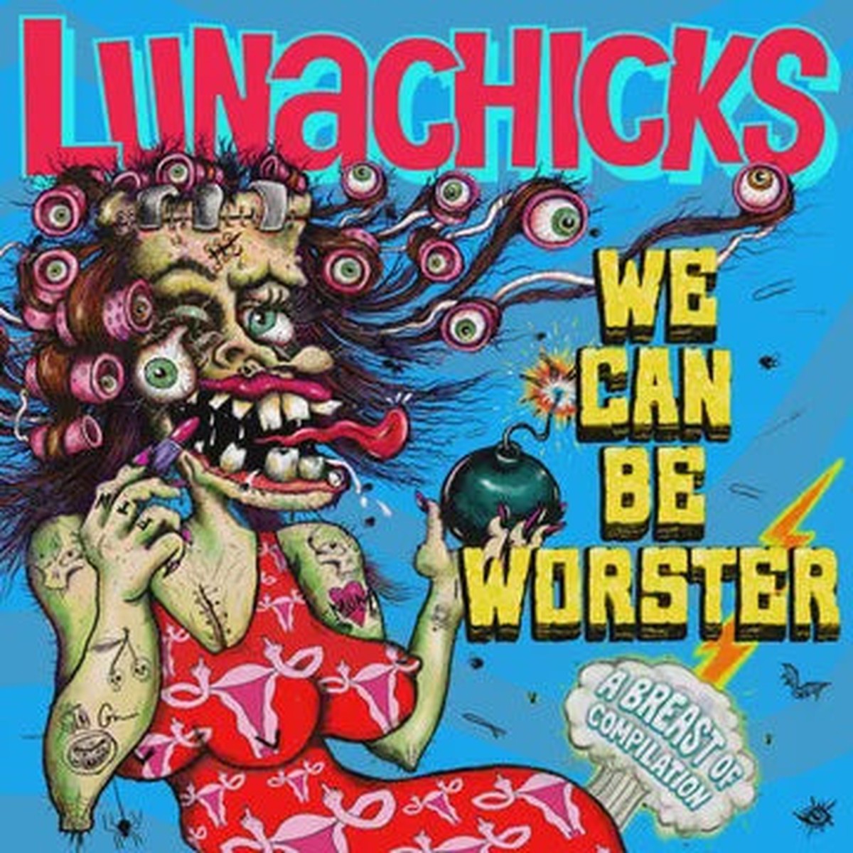 LUNACHICKS-WE CAN BE WORSTER PINK/ YELLOW VINYL LP *NEW*