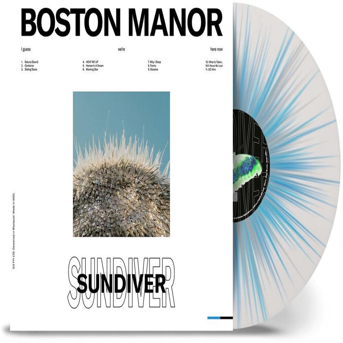 Boston Manor – Sundiver – White Sky Blue Grey Splatter [Colored Vinyl]