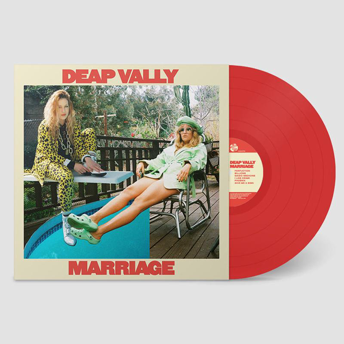 DEAP VALLEY 8211 Marraige 8211 LP 8211 Transparent Red Vinyl