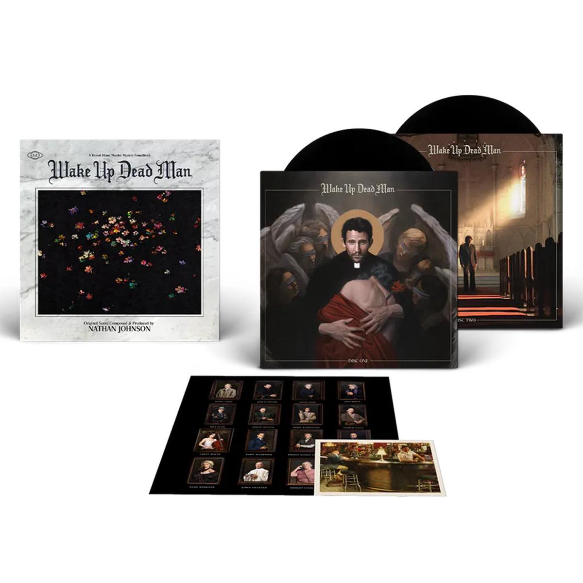 NATHAN JOHNSON 8211 Wake Up Dead Man (Original Score) w Cards Photo 8211 2LP 8211 Vinyl FEB 27
