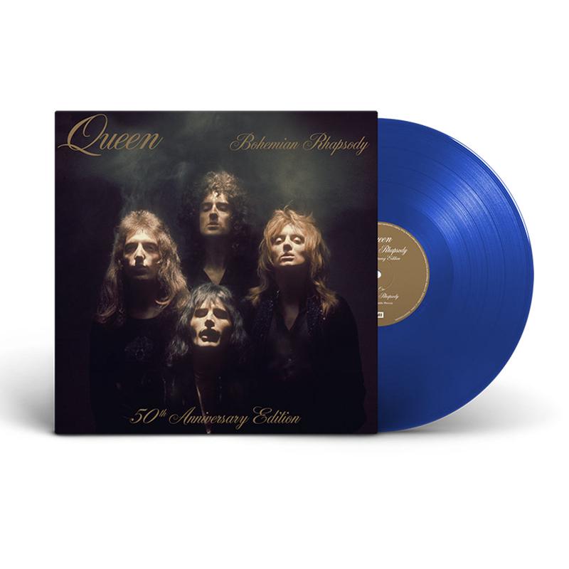 QUEEN – Bohemian Rhapsody (50th Anniversary Edition) – 12” – Transparent Blue Vinyl [OCT 31]