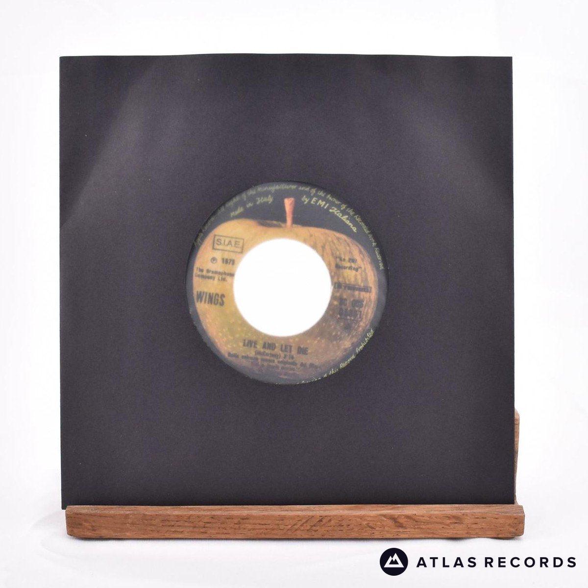 Wings – Live And Let Die – Italian 7″ Vinyl Record – VG+