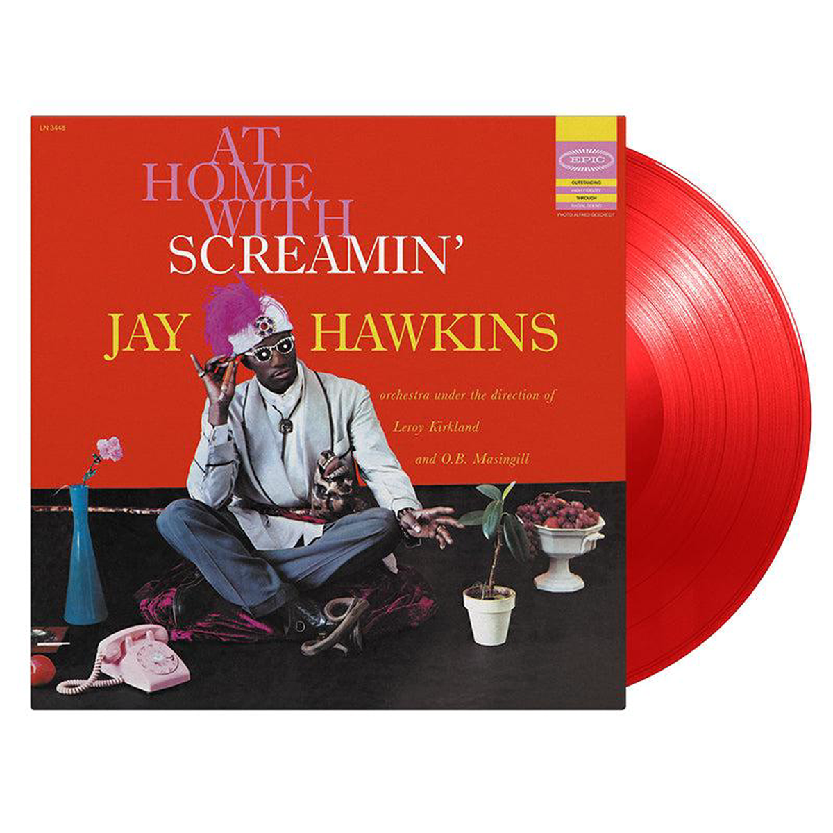 SCREAMIN8217 JAY HAWKINS 8211 At Home With Screamin8217 Jay Hawkins 8211 LP 8211 180g Red Vinyl