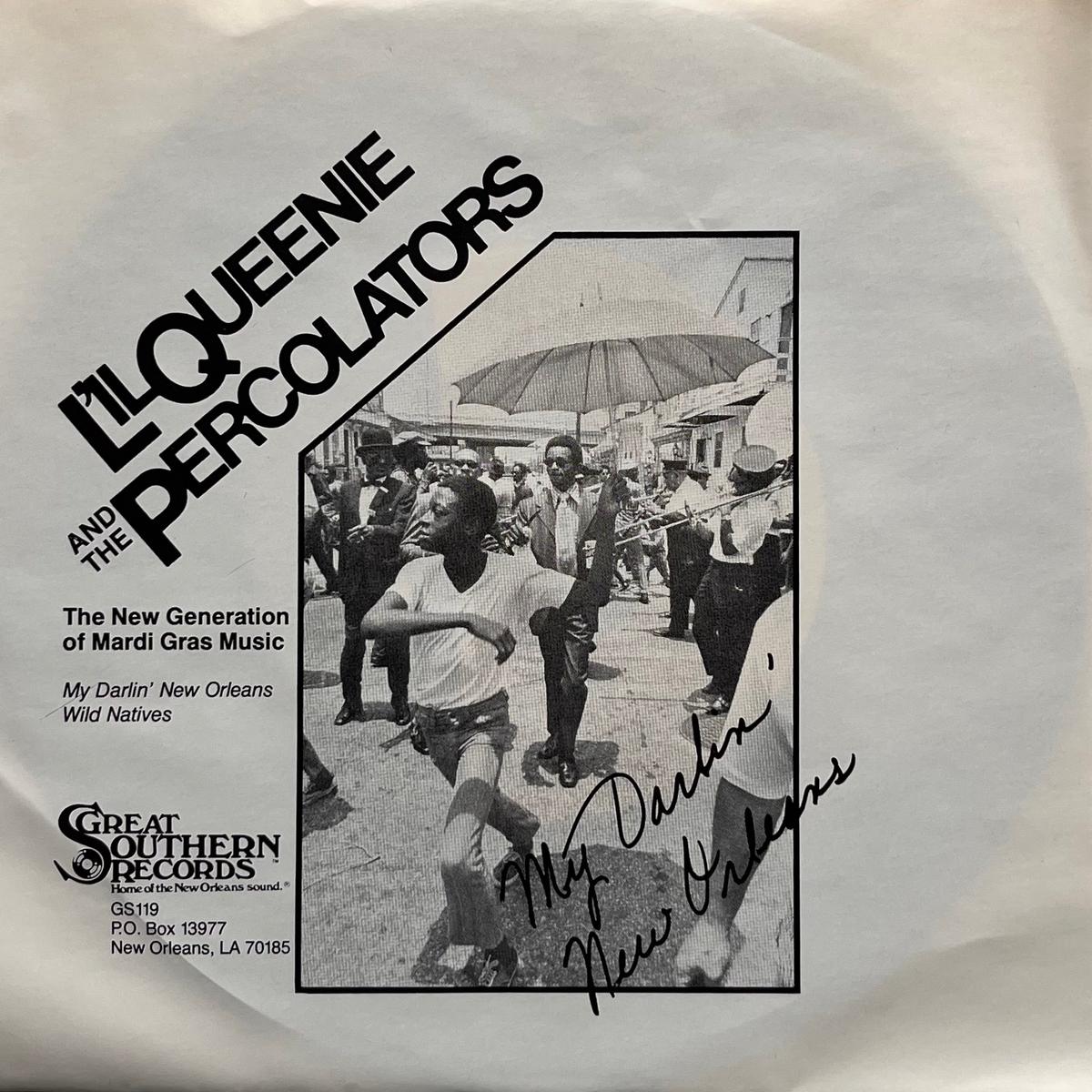 L'il Queenie And The Percolators - My Darlin' New Orleans 7"