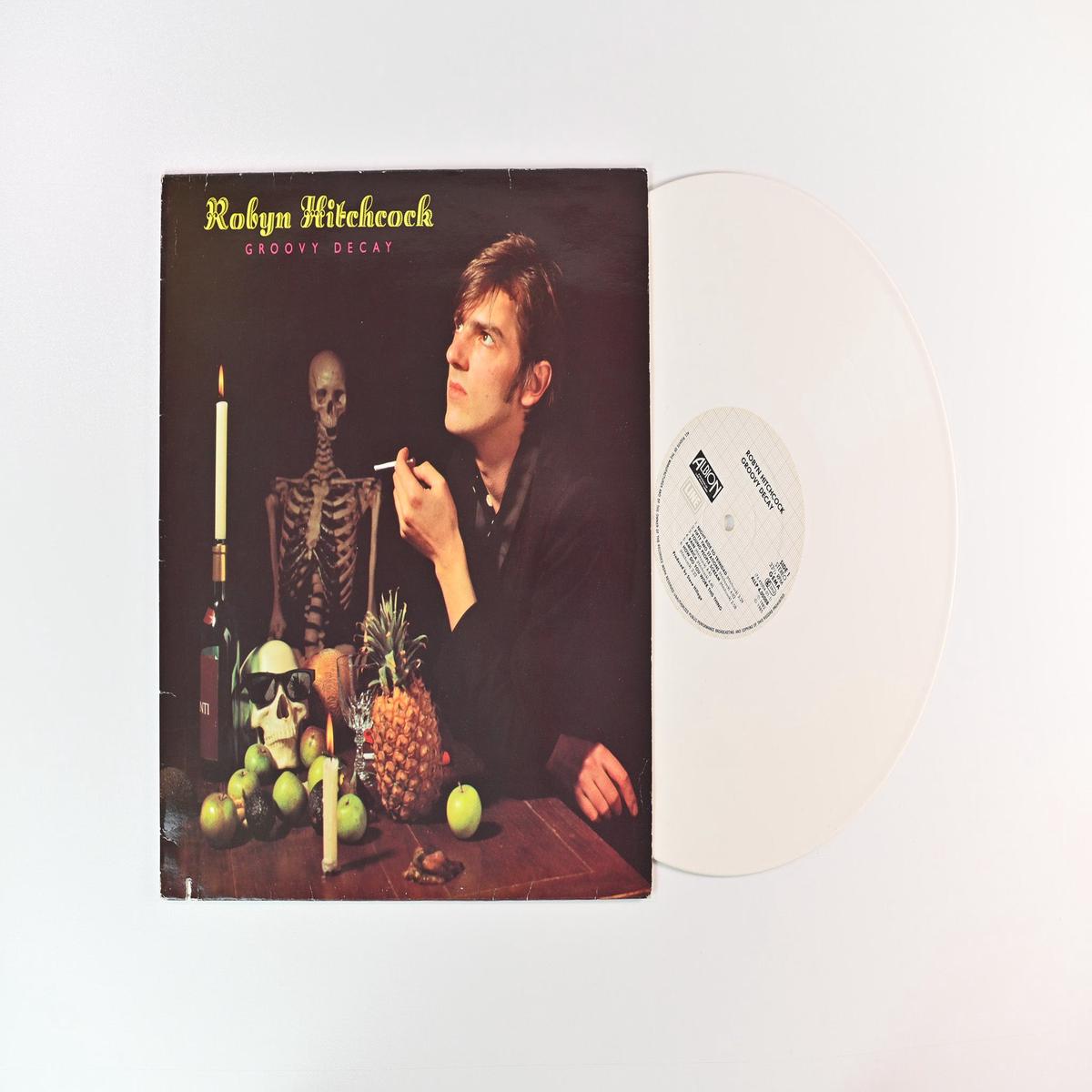 Robyn Hitchcock - Groovy Decay on Albion Records Line - German Pressing - White Vinyl