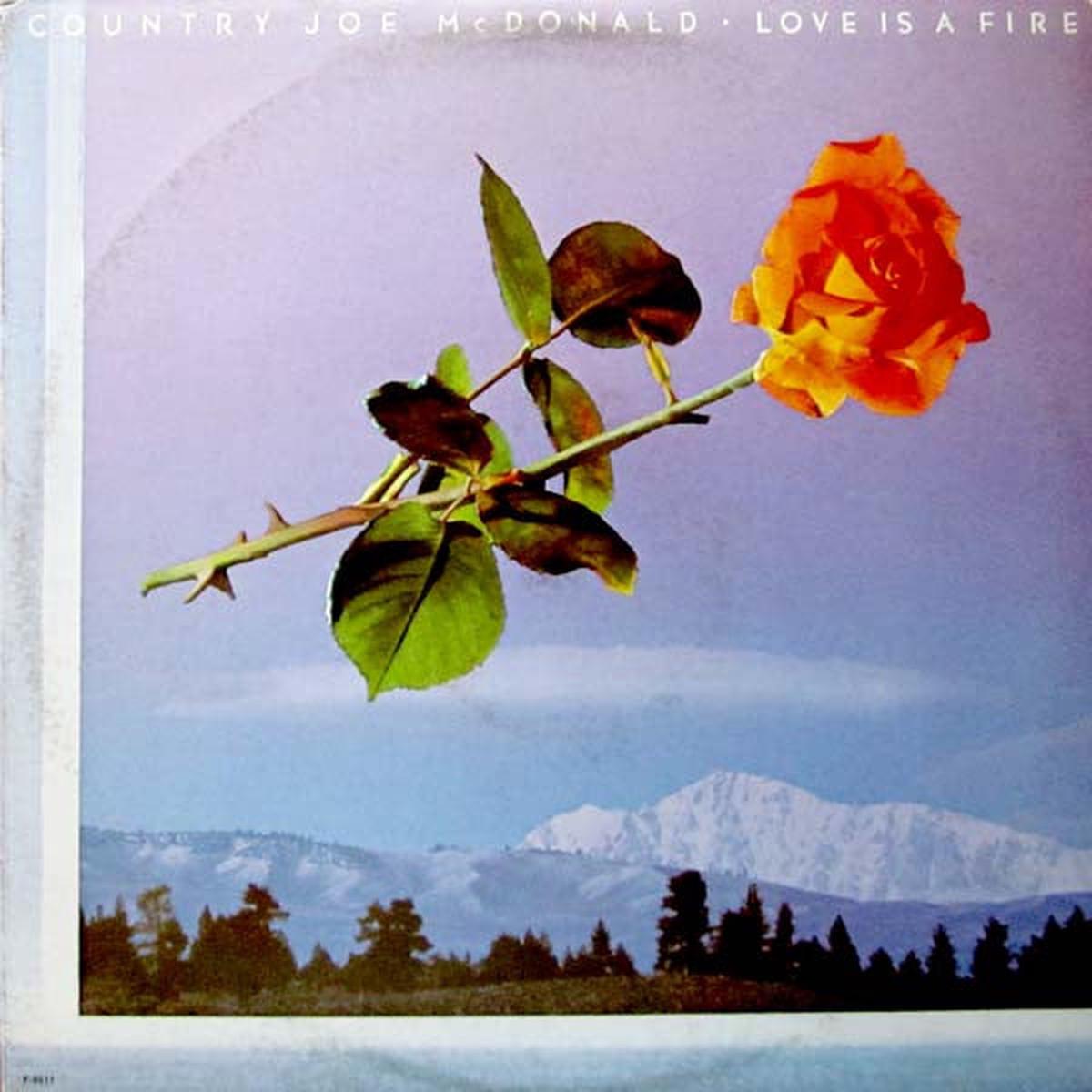 Country Joe McDonald - Love Is A Fire (LP, Album, Ter) (Very Good Plus (VG+))