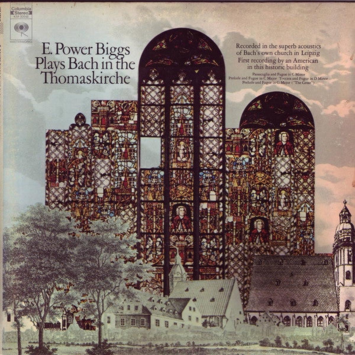 E. Power Biggs - E. Power Biggs Plays Bach In The Thomaskirche (LP, Album) (Very Good (VG))