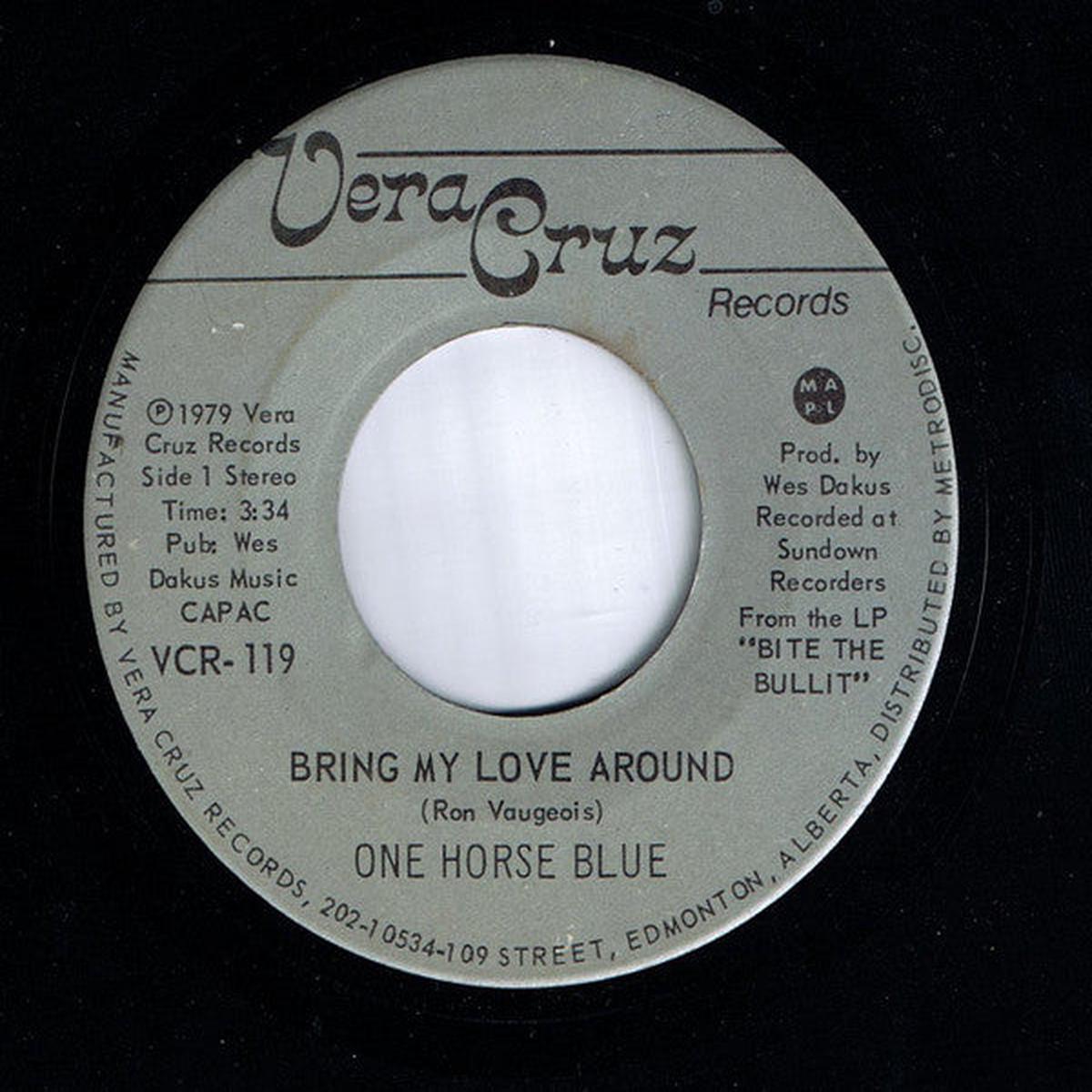 One Horse Blue - Bring My Love Around (7", Single) (Very Good Plus (VG+))