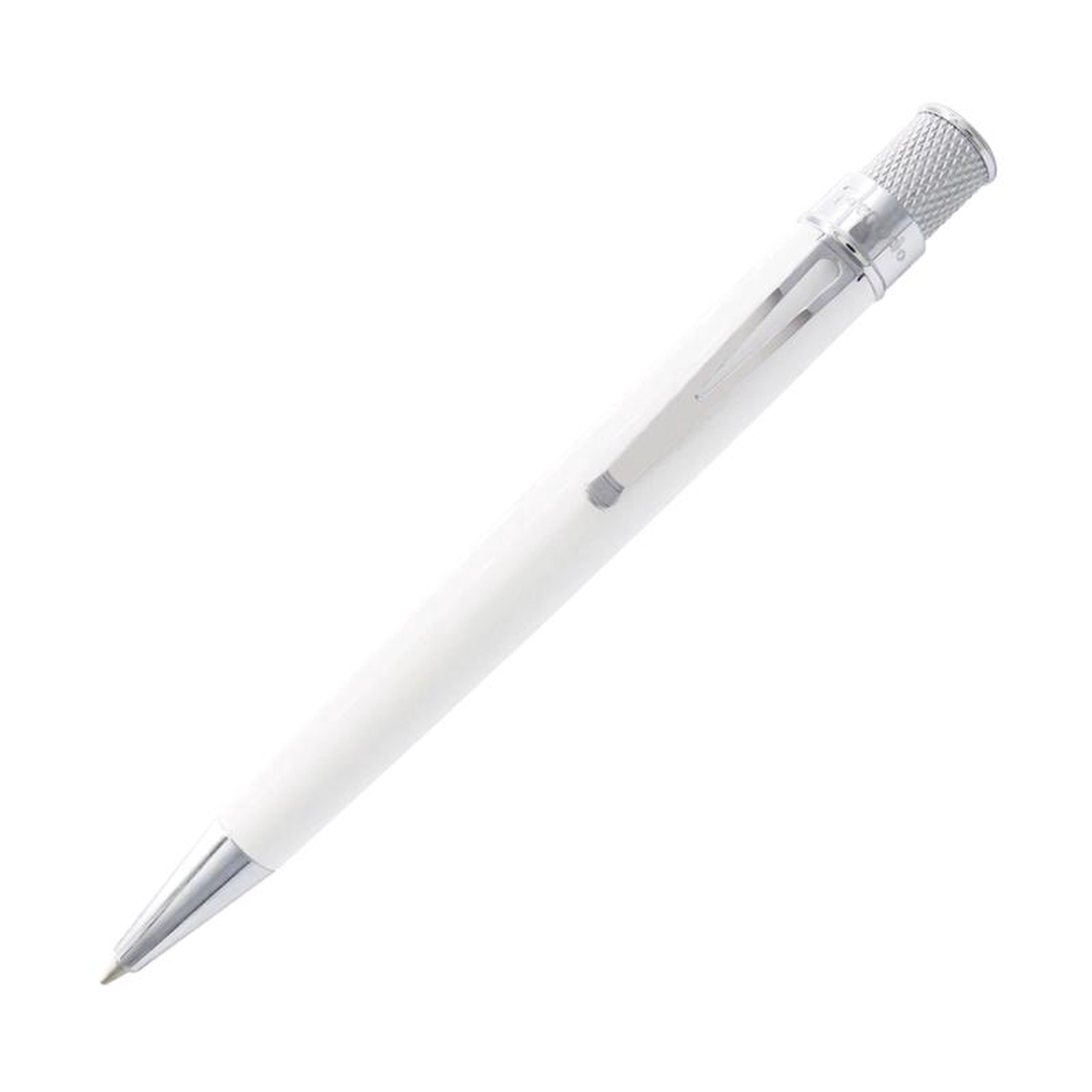 Retro 51 Tornado Classic Lacquer Rollerball 8211 White (Glow in the Dark)