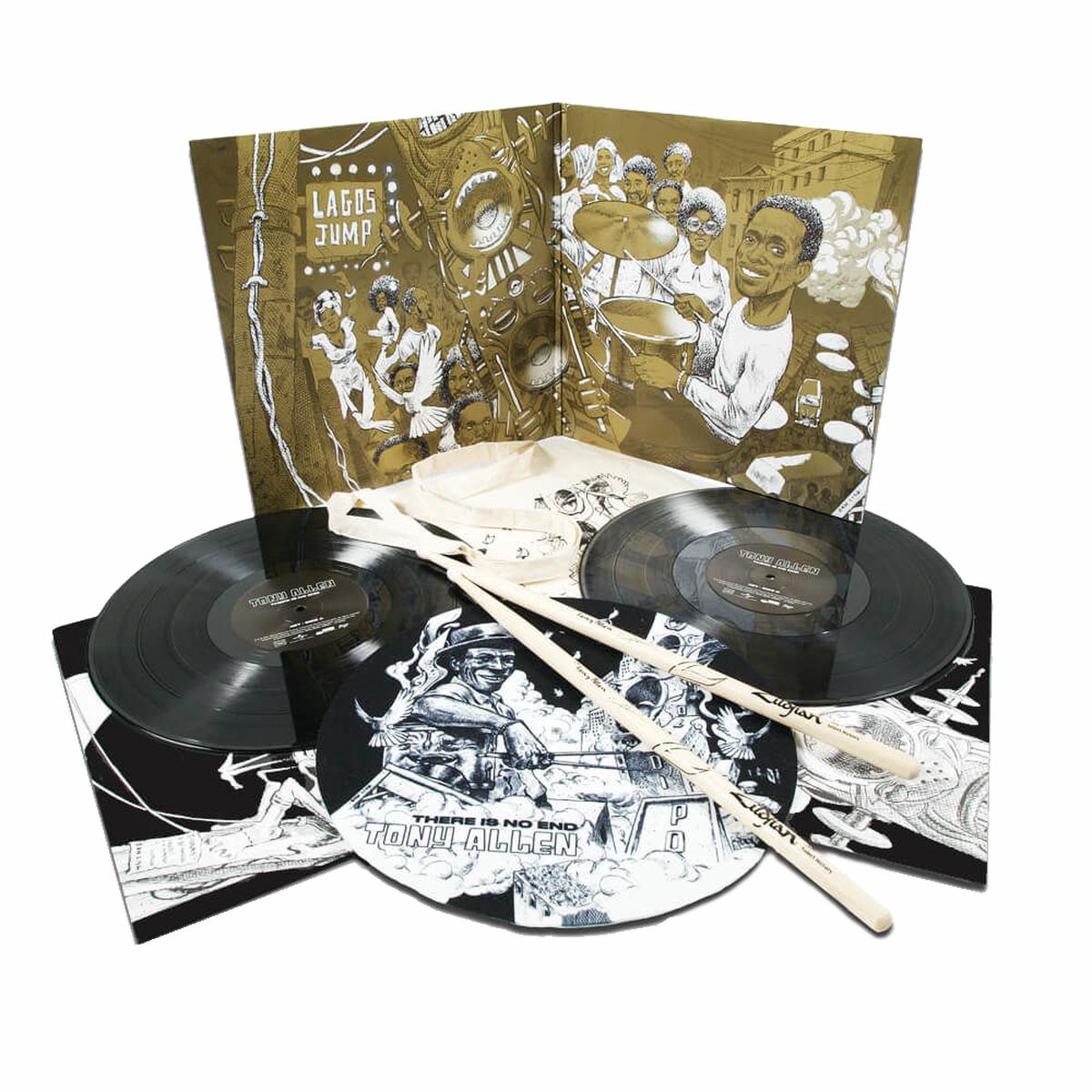 There Is No End Exclusive Vinyl 2LP Set (w Tote Bag Slipmat 038 Drum Sticks)