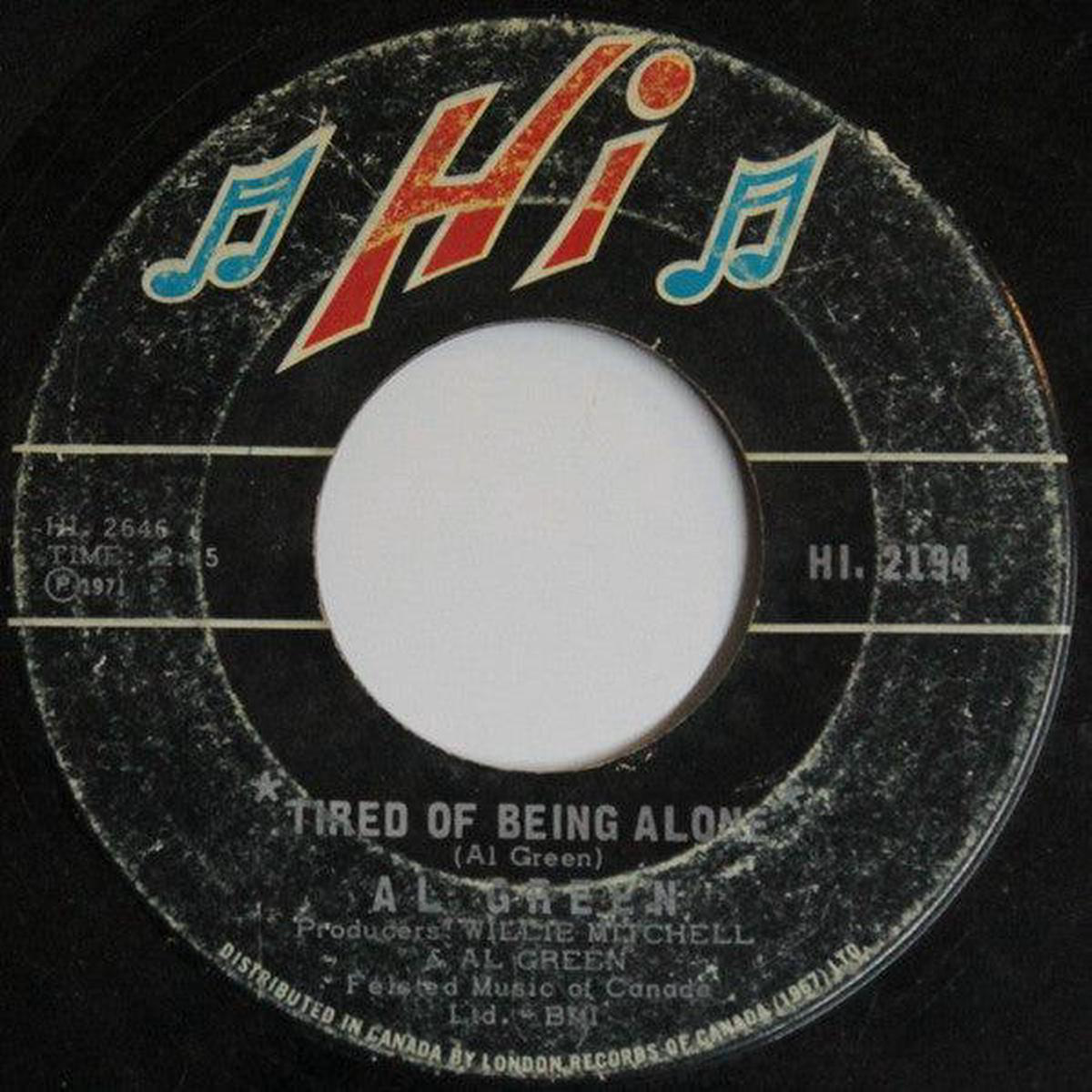 Al Green 8211 Tired Of Being Alone Get Back Baby 1971