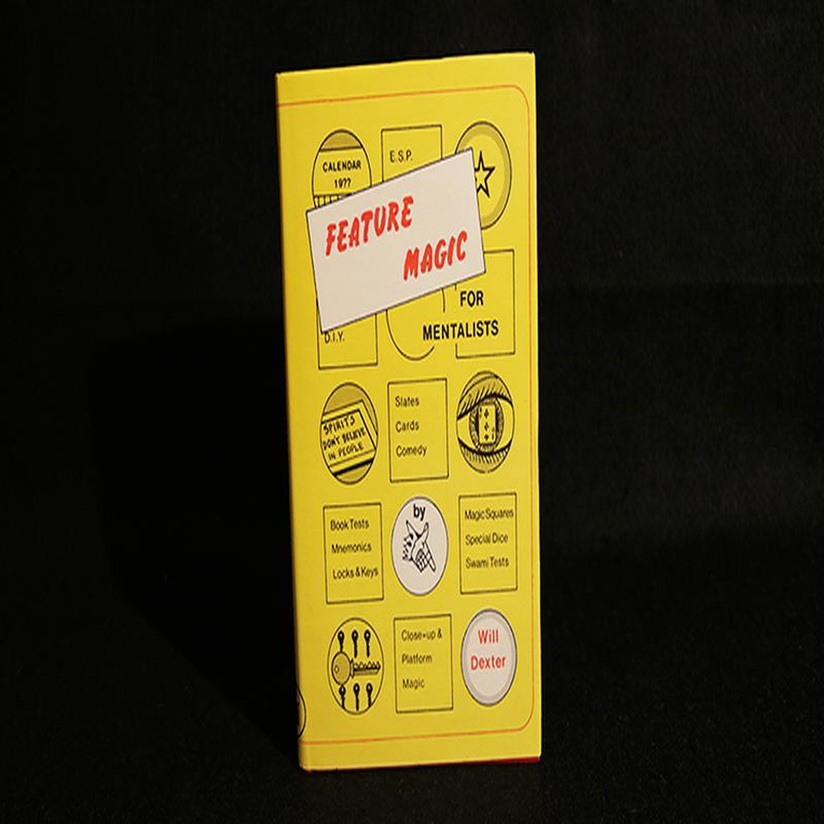 Feature Magic for Mentalists (LimitedOut of Print) by Will Dexter 8211 Book