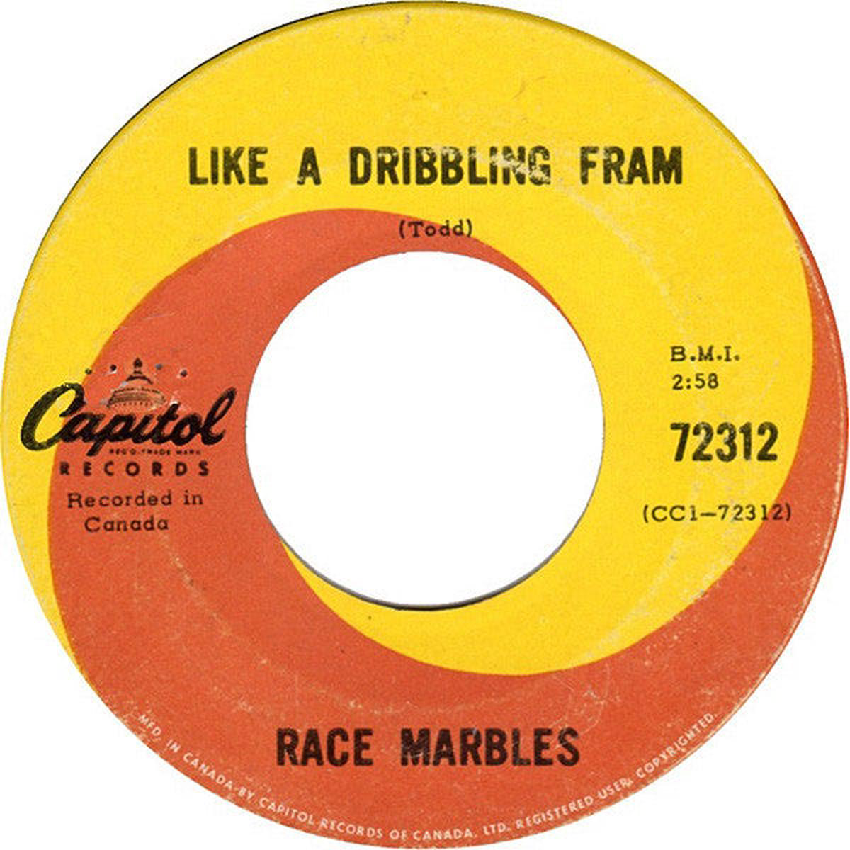 Race Marbles 8211 Like A Dribbling Fram 8211 1965