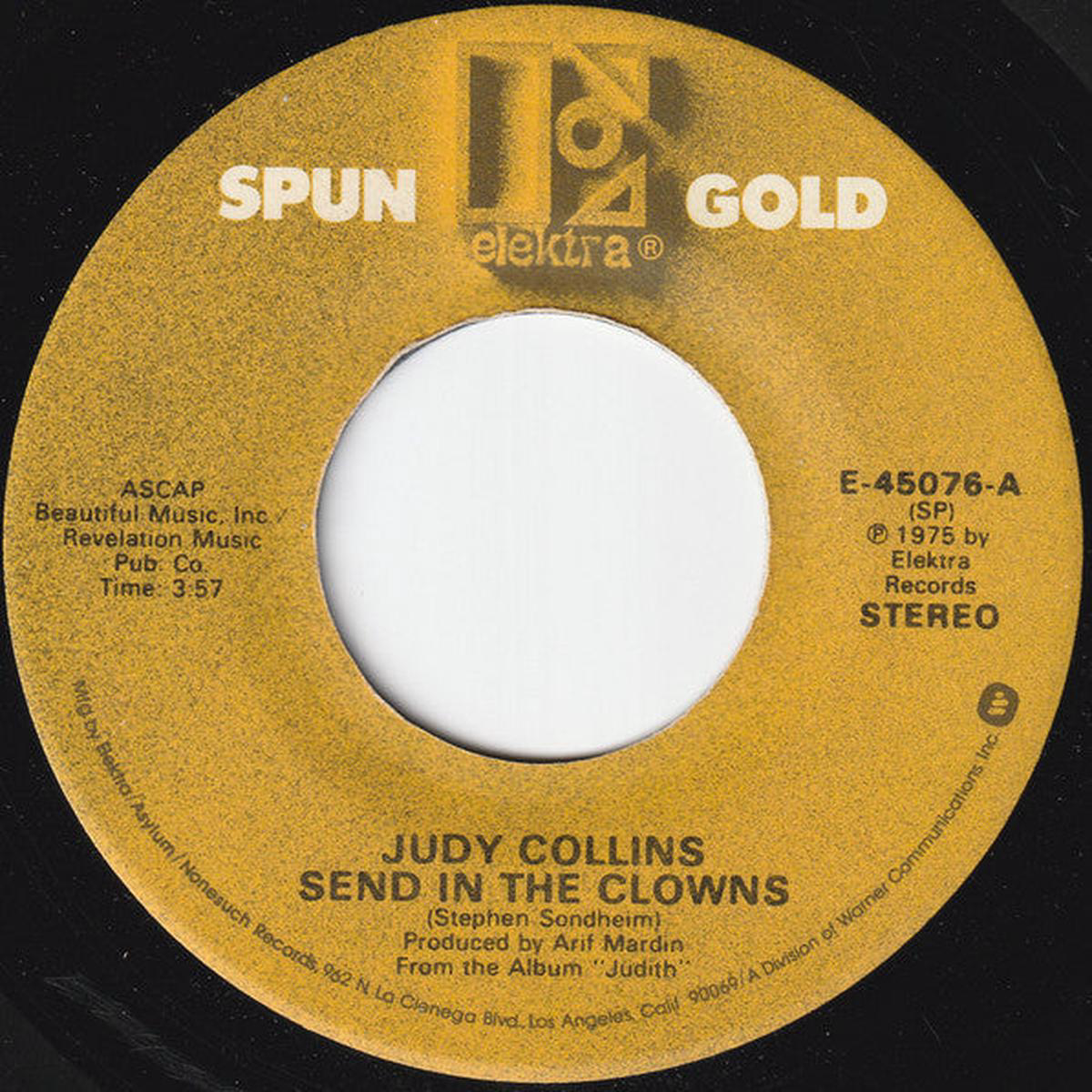 Judy Collins 8211 Send In The Clowns