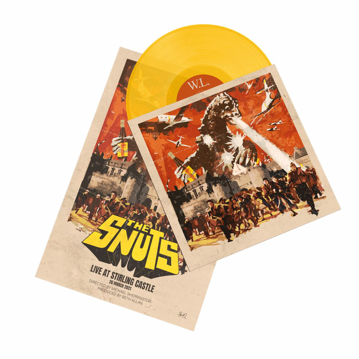 WL (Live from Stirling Castle) Orange Vinyl LP Poster