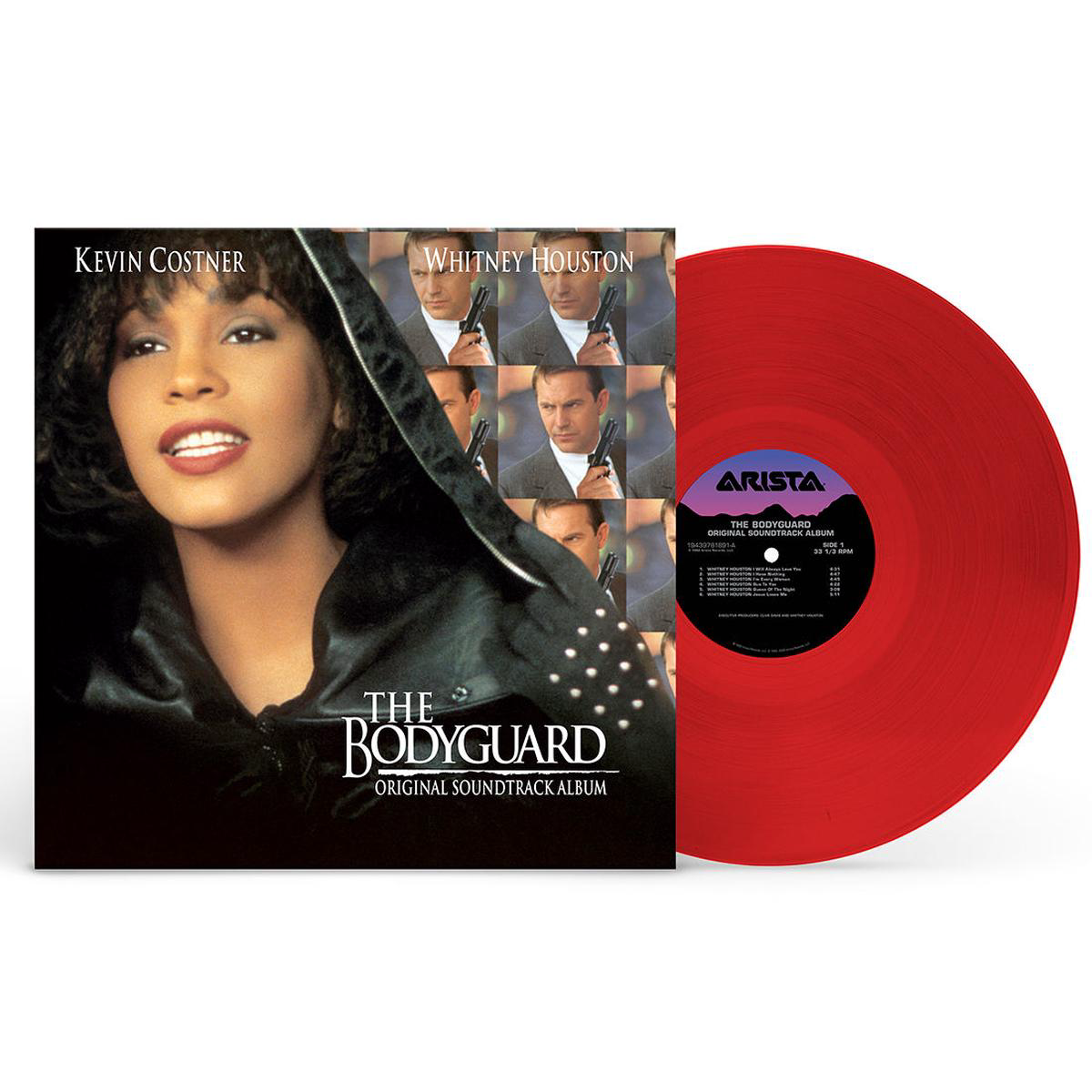 The Bodyguard Limited Edition Red 038 Black Vinyl LP