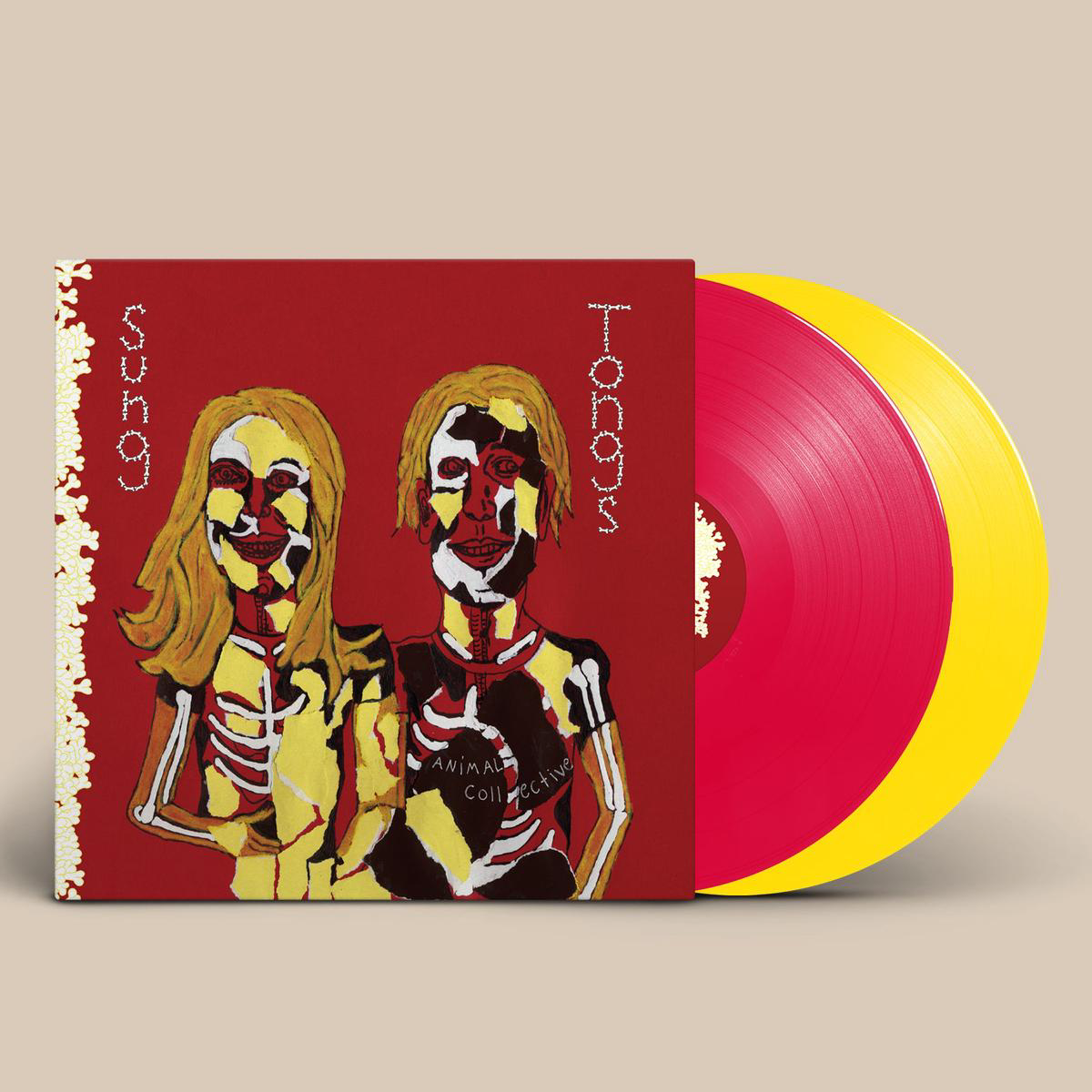 Sung Tongs (20th Anniversary) Limited Canary Yellow 038 Ruby Red Vinyl 2LP