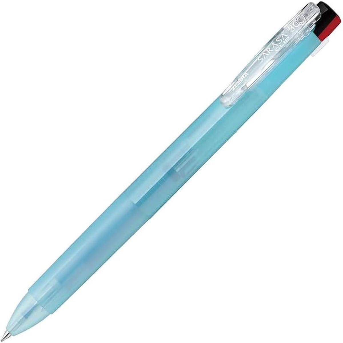 Sarasa Clip 3C 3 Color Gel Multi Pen 8211 Clear Blue Body (Limited Edition)