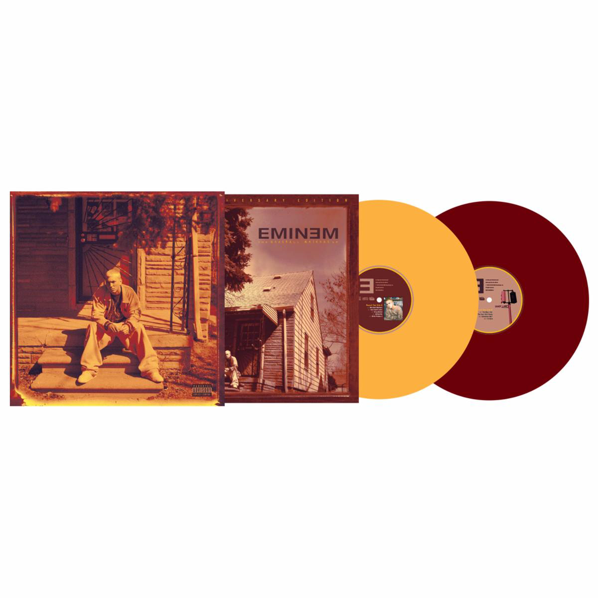 The Marshall Mathers LP (25th Anniversary) (RedYellow Vinyl Poster)