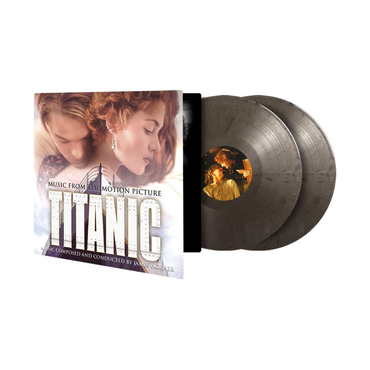Titanic (Original Motion Picture Soundtrack) Limited Silver 038 Black Marbled Vinyl 2LP