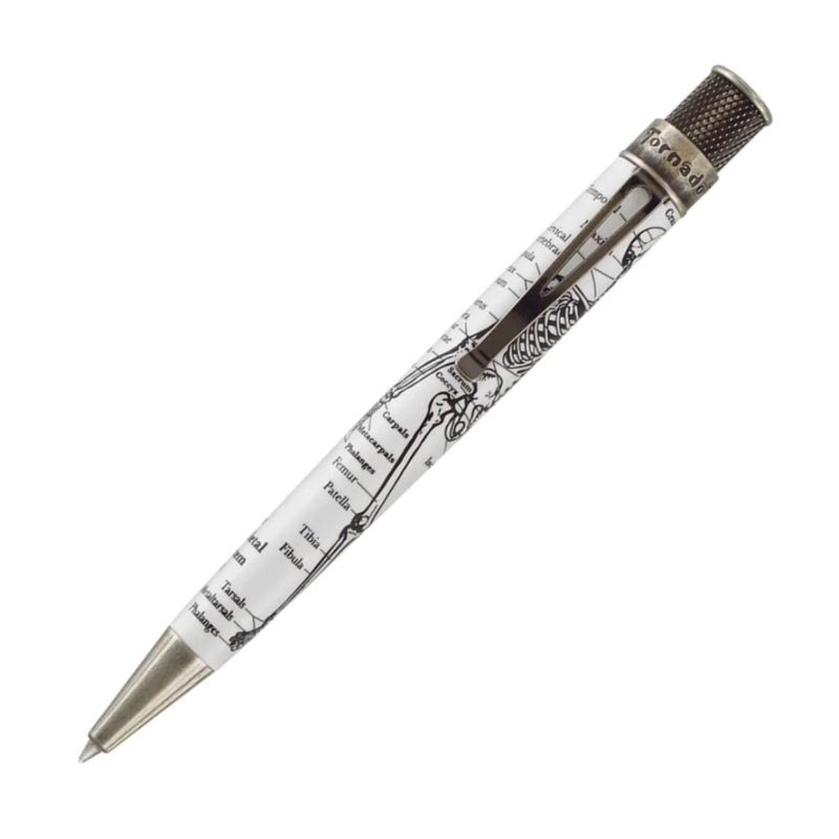 Retro 51 Tornado Rollerball 8211 Dr Gray (Vintage Metalsmith)