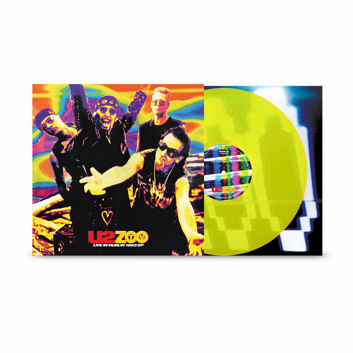 ZOO TV 8211 Live In Dublin 1993 EP Neon Yellow Vinyl LP
