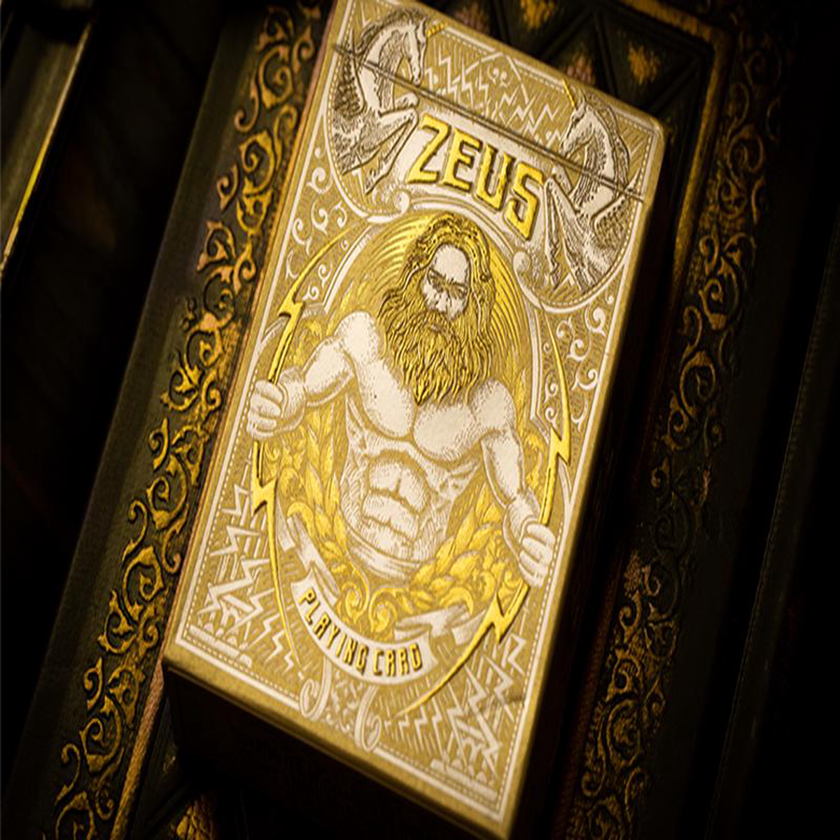 Zeus Mighty Gold Playing Cards by Chamber of Wonder on sale