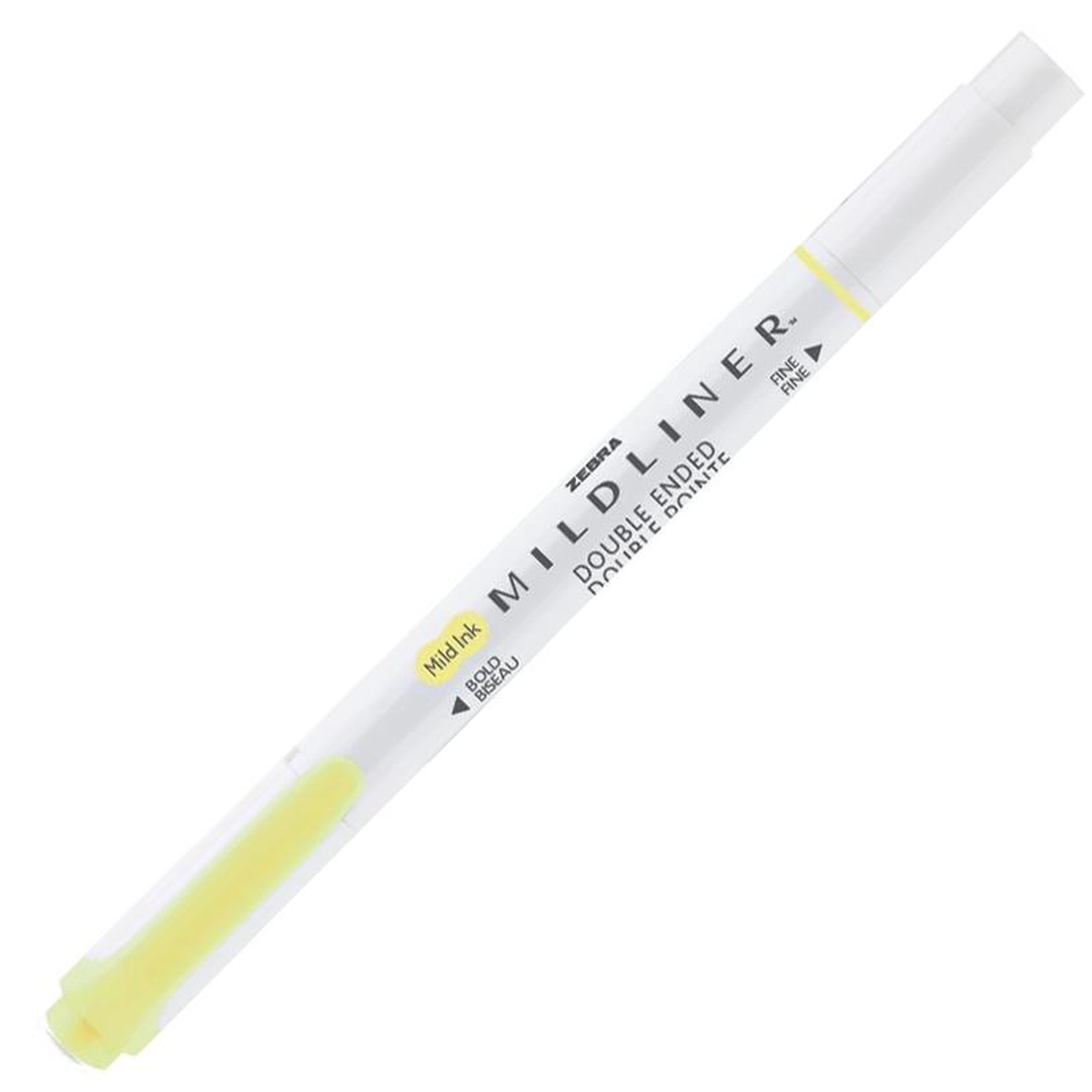 Zebra Mildliner Double Ended Highlighter 8211 Sherbet Yellow